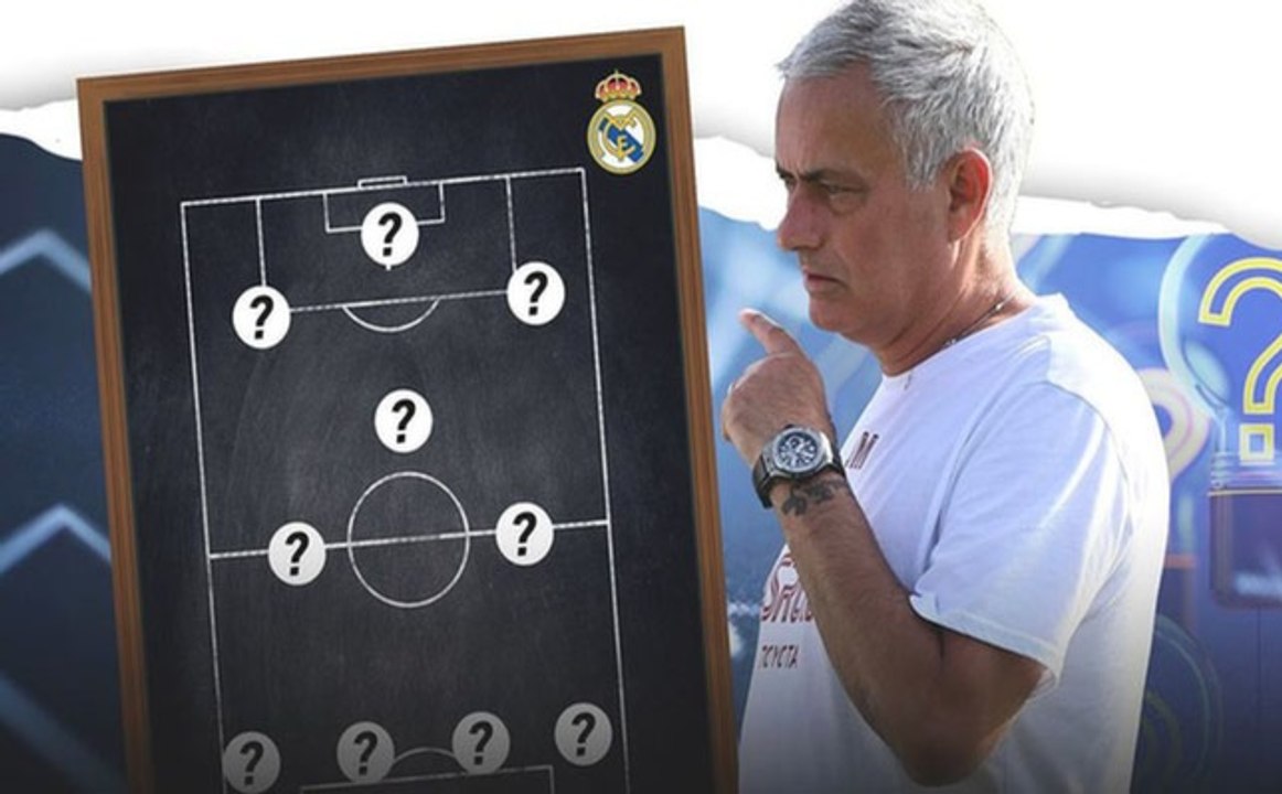 أين وصلت تشكيلة جوزيه مورينيو الأولى عندما درب ريال مدريد؟