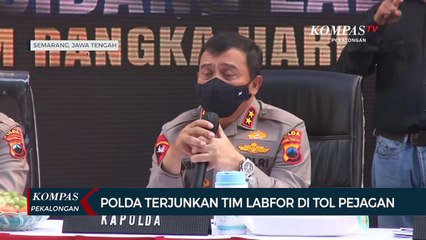Polda Jateng Terjunkan Tim Labfor di Tol Pejagan