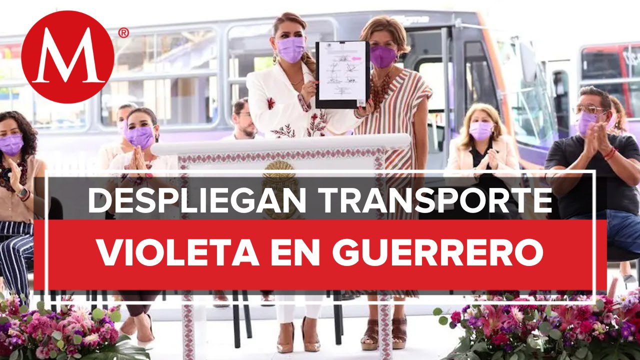 Transporte público en Guerrero se viste de 'Violeta' para uso exclusivo, seguro y sin acoso