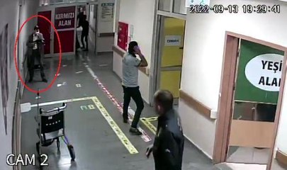 BABA İLE OĞLUNU ACİL SERVİSTE ÖLDÜRMEYE ÇALIŞAN ŞÜPHELİ, HASTANEYE SEVK EDİLDİ