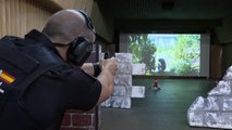 La policía nacional moderniza sus galerías de tiro desarrollando prácticas como videojuegos