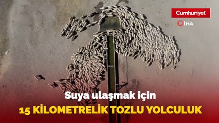 Suya Ulaşmak İçin 15 Kilometrelik Tozlu Yolculuk