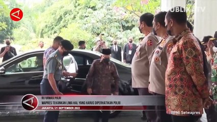 Diantaranya yakni melanjutkan transformasi Polri yang adaptif, kreatif dan inovatif.