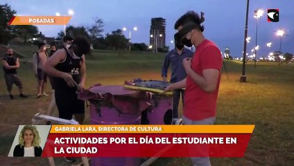 Actividades por el día del estudiante en la ciudad