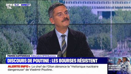 Le discours de Poutine n'effraie pas les bourses