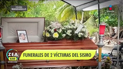 Despiden a doña Sonia, víctima del sismo de magnitud 7.7 en Colima