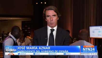 "Se ha demostrado que el régimen venezolano está interesado en todo menos en el diálogo": José María Aznar
