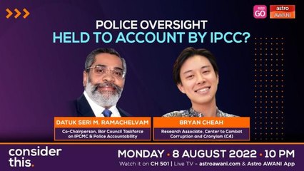 Consider This: Police Oversight (Part 2) - IPCC Bill to “Improve Police Integrity”?