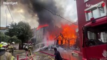 Beykoz'da ahşap binada yangın