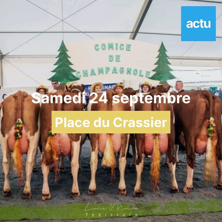 Le Comice agricole de retour à Champagnole : on vous donne le programme