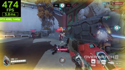 Overwatch 2 : performances sous RTX 4090