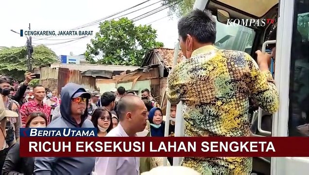 Eksekusi Lahan Sengketa di Cengkareng Diwarnai Adu Mulut dan Berujung Ricuh!