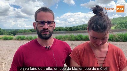 Rémi Pelletier et Sarah Guillemot, jeunes agriculteurs, se lancent dans la culture du seigle pour les pailles à boire La Perche