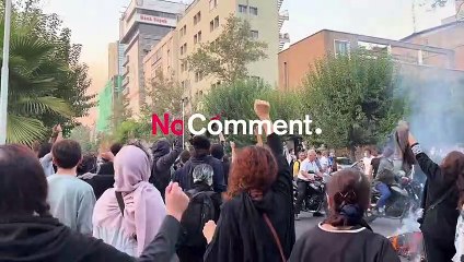 Clashes at Tehran demo over woman's death