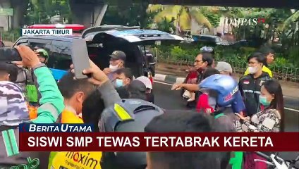 Download Video: Siswi SMP Tewas Tertabrak Kereta Api di Kawasan Pondok Kopi saat Menyebrangi Rel