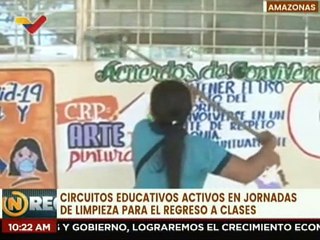 Download Video: Activados los circuitos educativos con jornadas de limpieza para el regreso a clases en Amazonas