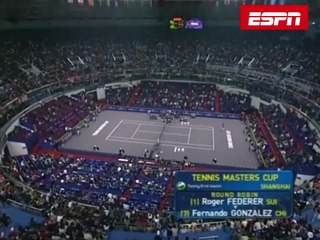Fernando González   Roger Federer - Shanghai 2007