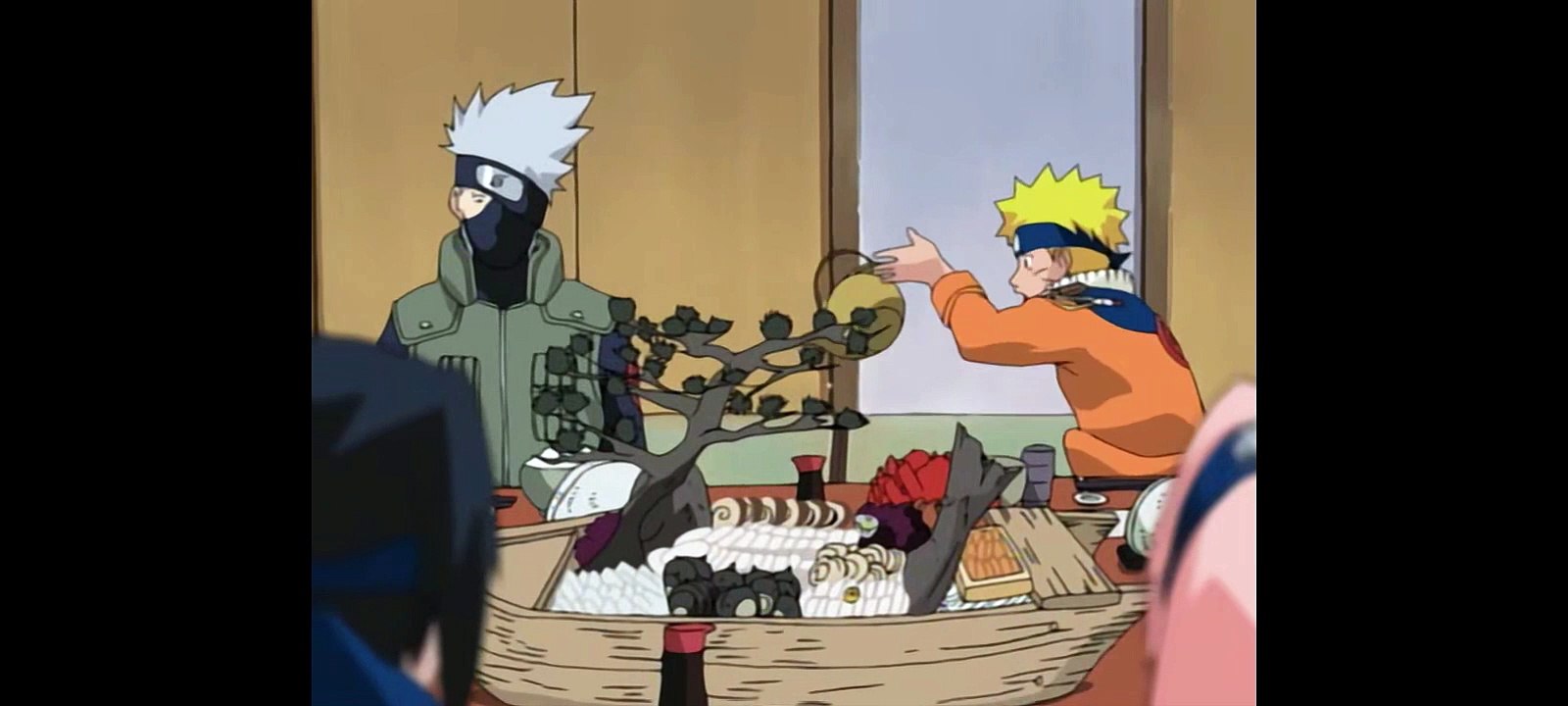Comedy between kakashi and naruto