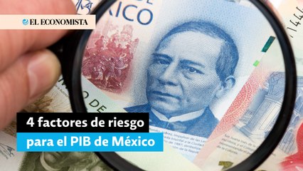Tensiones en Europa, inflación y clima, riesgos para el PIB de México