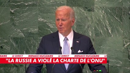 Joe Biden : «Nous serons solidaires avec l'Ukraine, et face à l'agression russe»