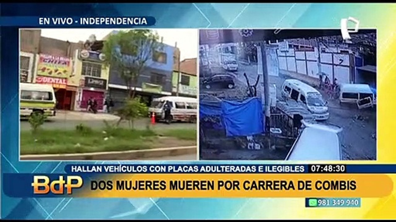 Choferes sin brevete y placas adulteradas: PNP halla numerosas faltas de combis y cústers