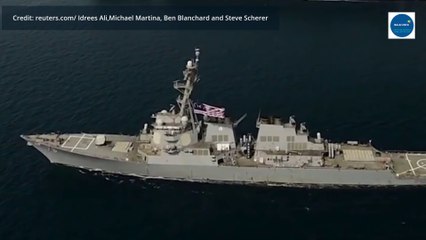 7th Fleet Destroyer USS Higgins Transits Taiwan Strait with Royal Canadian Navy Halifax-class frigate HMCS Vancouver (FFH 331)