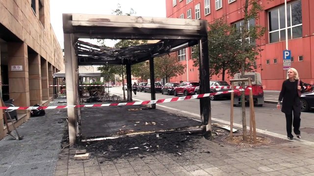 Milano, distrutto dalle fiamme dehors ristorante Don Antonio