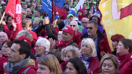 Thousands protest in Brussels over cost of living crisis