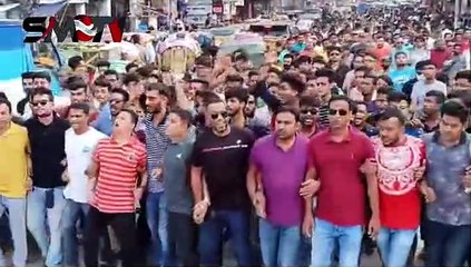 কুমিল্লায় বিএনপি'র বিক্ষোভ মিছিল
