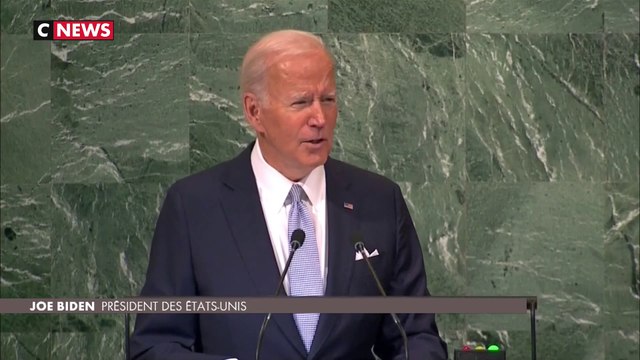 Discours de Joe Biden à l'ONU : ce qu'il faut retenir