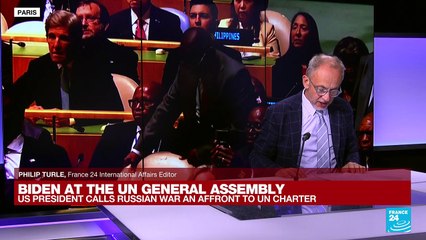 UN General Assembly: Biden calls Russian war an affront to UN charter