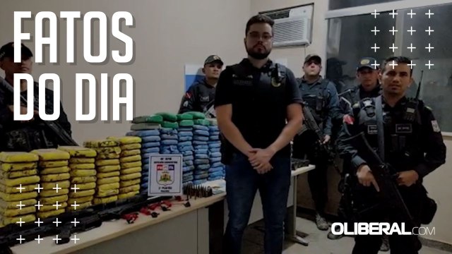 Quase 200 kg de cocaína são apreendidos pela polícia no oeste do Pará