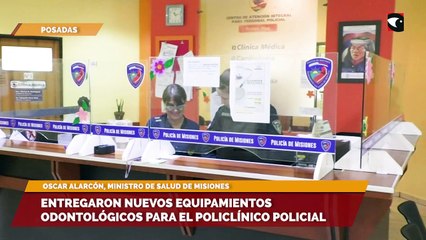 Entregaron nuevos equipamientos odontológicos para el Policlínico Policial