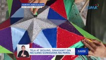 Tela at sequins, ginagamit din ng ilang gumagawa ng parol | Saksi