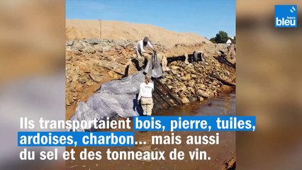 Des épaves de chalands découvertes à Ancenis