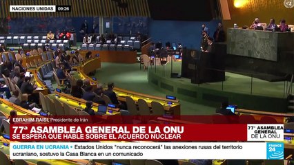Ebrahim Raisi: "Fueron los Estados Unidos los que pisotearon el acuerdo nuclear, no fue Irán"