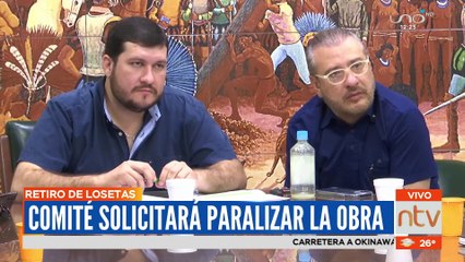 Comité cívico solicitará paralizar el cambio de losetas