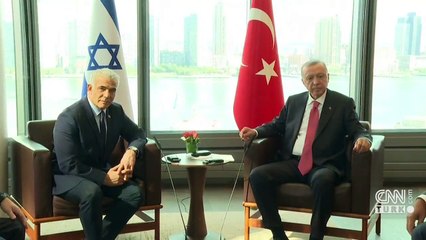 Cumhurbaşkanı Erdoğan, İsrail Başbakanı Lapid ile görüştü