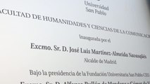 Martínez-Almeida inaugura el nuevo edificio de la Facultad de Humanidades y Ciencias de la Comunicación de la Universidad CEU San Pablo