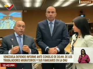 Venezuela ofrece balance del trabajo realizado en el Consejo de los Derechos Humanos de la ONU