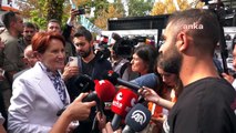 Meral Akşener, Erdoğan sorusu üzerine gülümsemekle yetindi