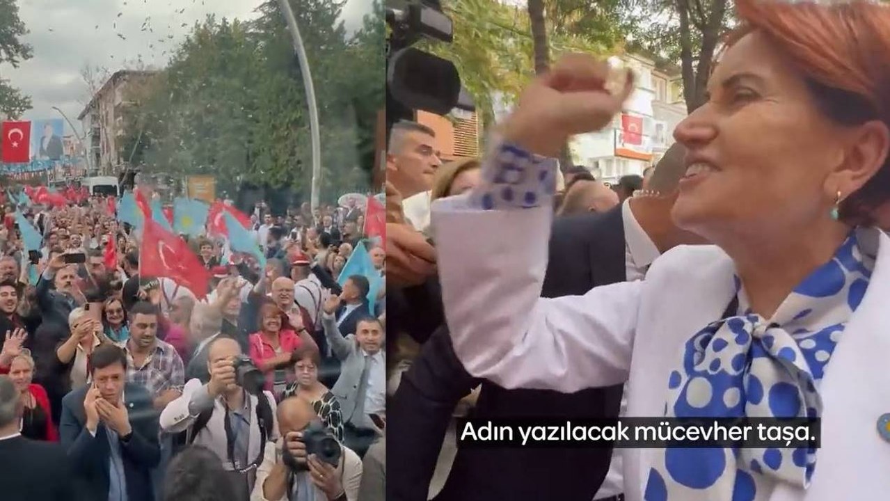 Akşener'e Ankara'da coşkulu karşılama