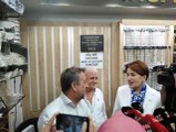 Ankara yerel haberleri... İYİ Parti Genel Başkanı Akşener, Ankara'da esnafı ziyaret etti