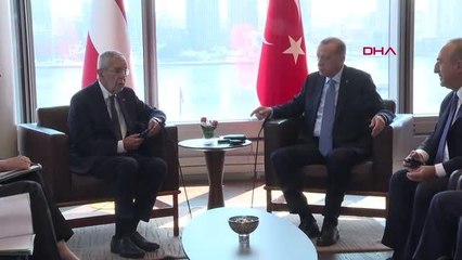 Cumhurbaşkanı Erdoğan, Avusturya Cumhurbaşkanı Bellen ile görüştü