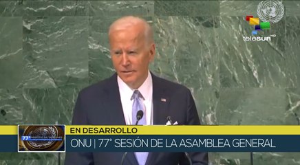 Presidente de los EE.UU devela postura hegemónica y de doble rasero