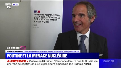 Rafael Grossi (AIEA): "Les risques sont énormes, il faut protéger" la centrale de Zaporijia