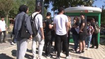 Edirne haber | Edirne'de manzara değişmedi... Öğrencilerin ETUS kart çilesi başladı