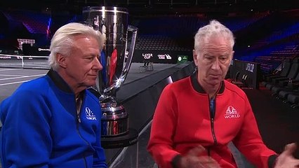 Tennis greats Borg and McEnroe pay tribute to Roger Federer