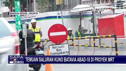 PT MRT Jakarta & Arkeolog Akan Proses Pemindahan Saluran Kuno Batavia Abad Ke-18 dari Proyek Fase 2