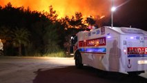 Yangın nedeniyle Aksaz Deniz Üs Komutanlığı boşaltılıyor